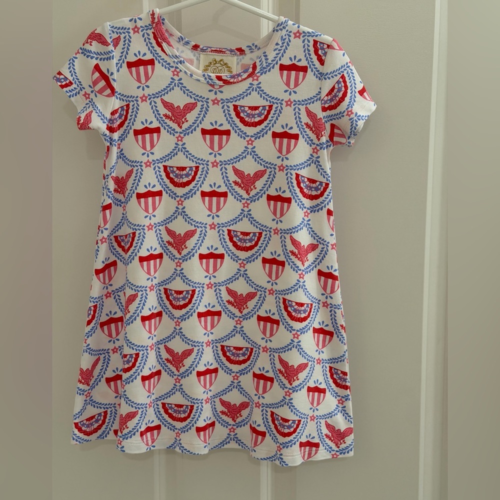 The Beaufort Bonnet Company - Patriotic Polly Play Dress - Girls Size 4T